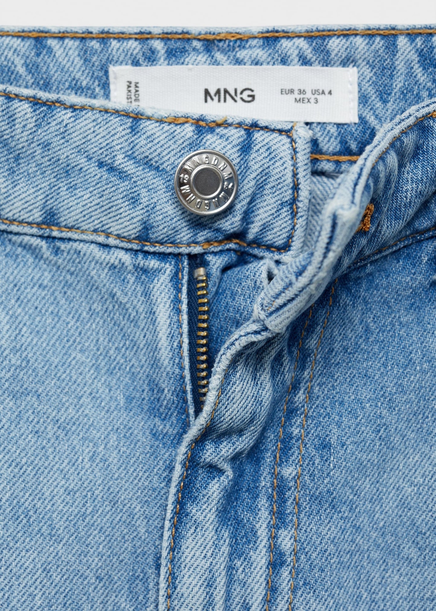 MANGO - Danila wideleg high-rise jeans medium blue - 2 - Woman