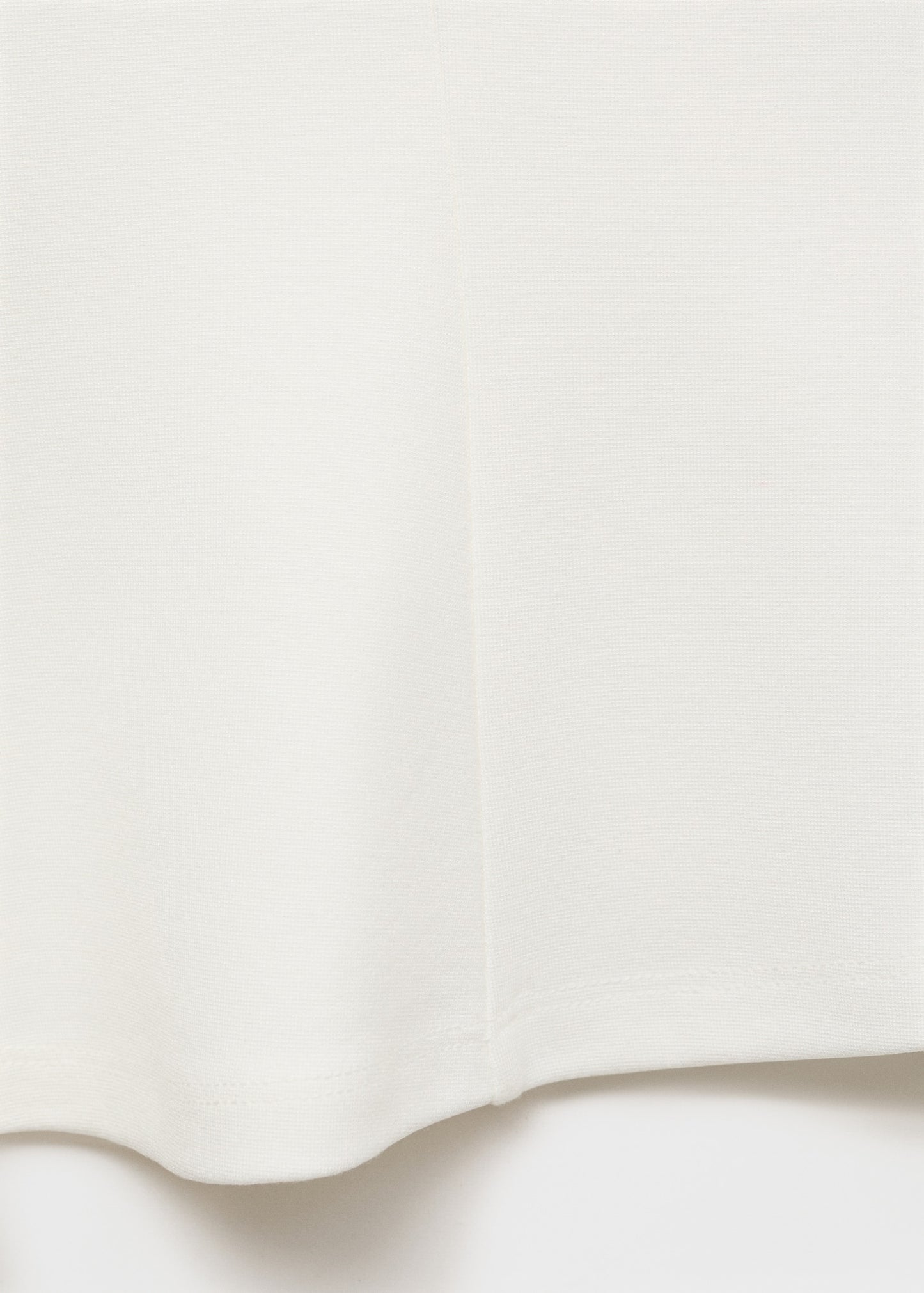 MANGO - A-line boat-neck top white - XS - Woman