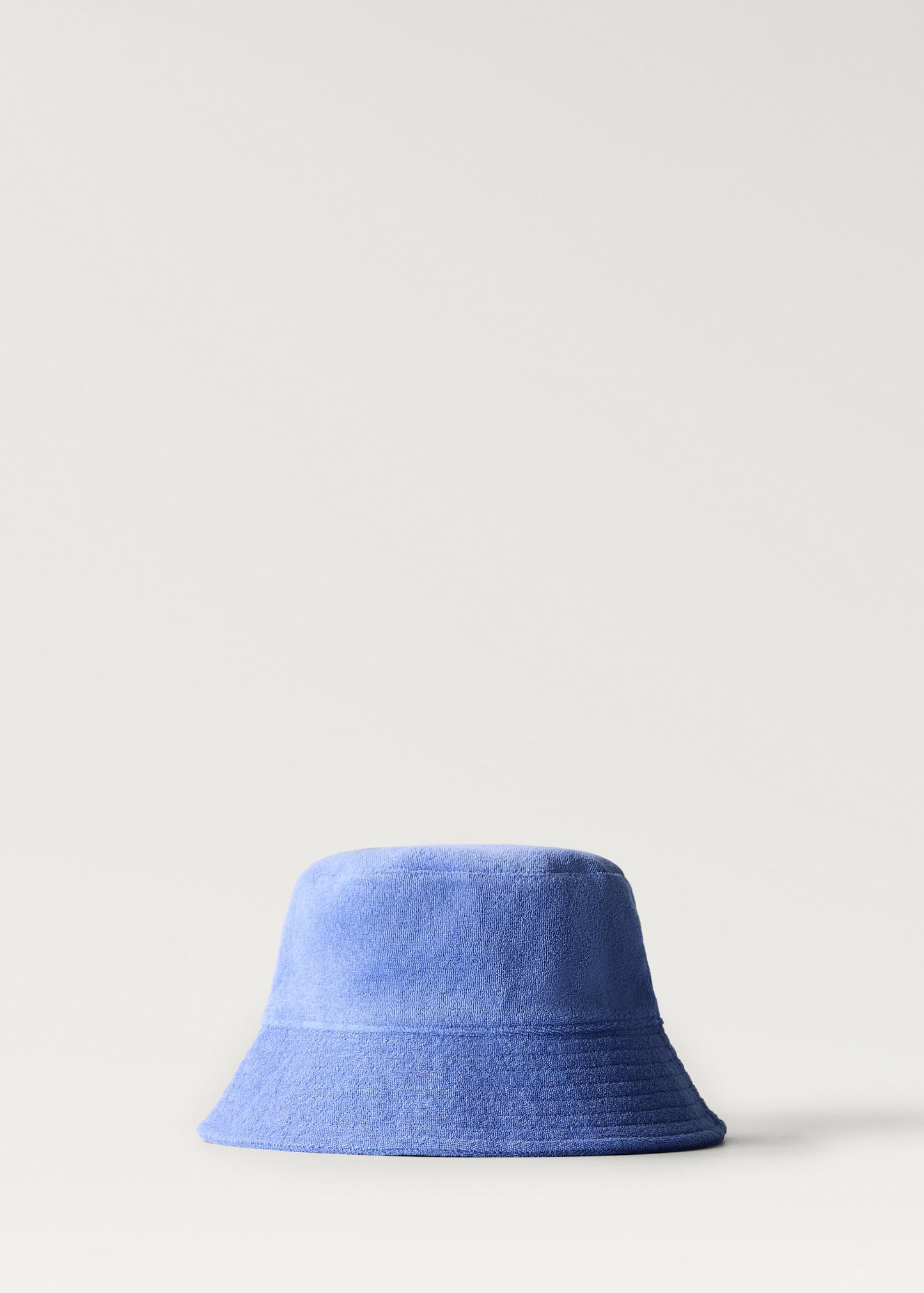MANGO - Towel-effect bucket hat blue - L-XL - Woman