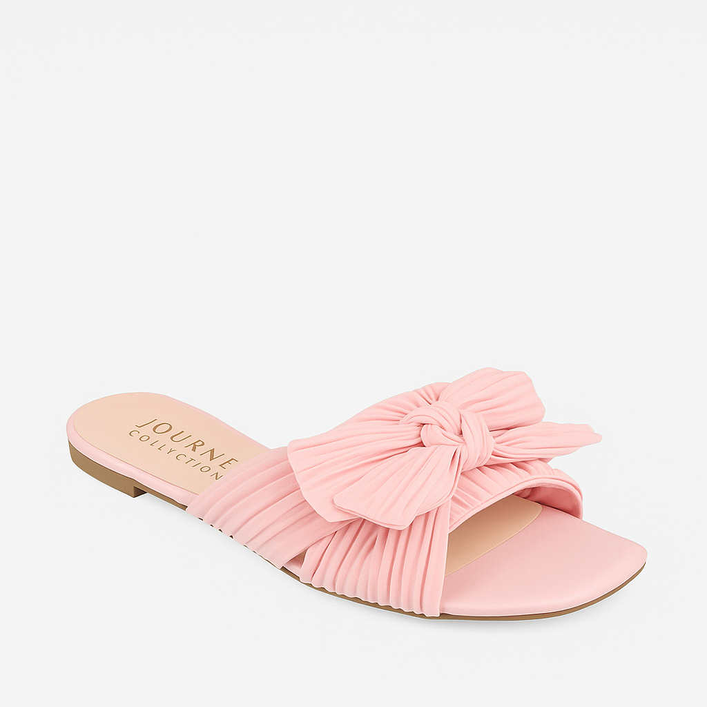 Journee Women's Serlina Slide Sandals (Pink) - Size 9.0 M