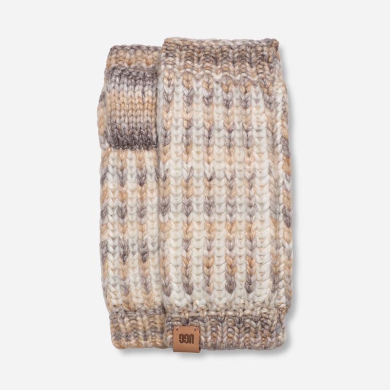 UGG® Women's Chunky Space Dye Glove Knit Gloves in Nimbus Multi