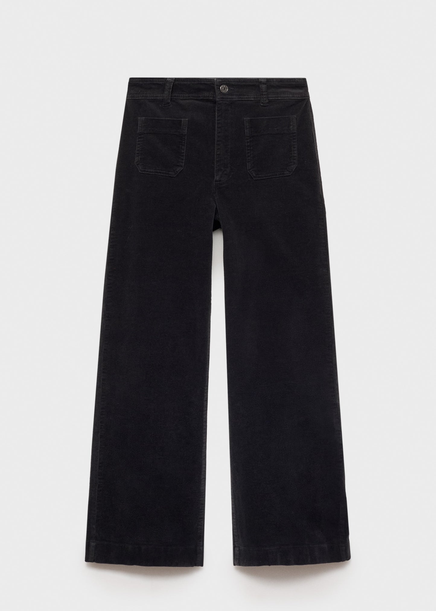 MANGO - Catherin culotte corduroy trousers black - 2 - Woman
