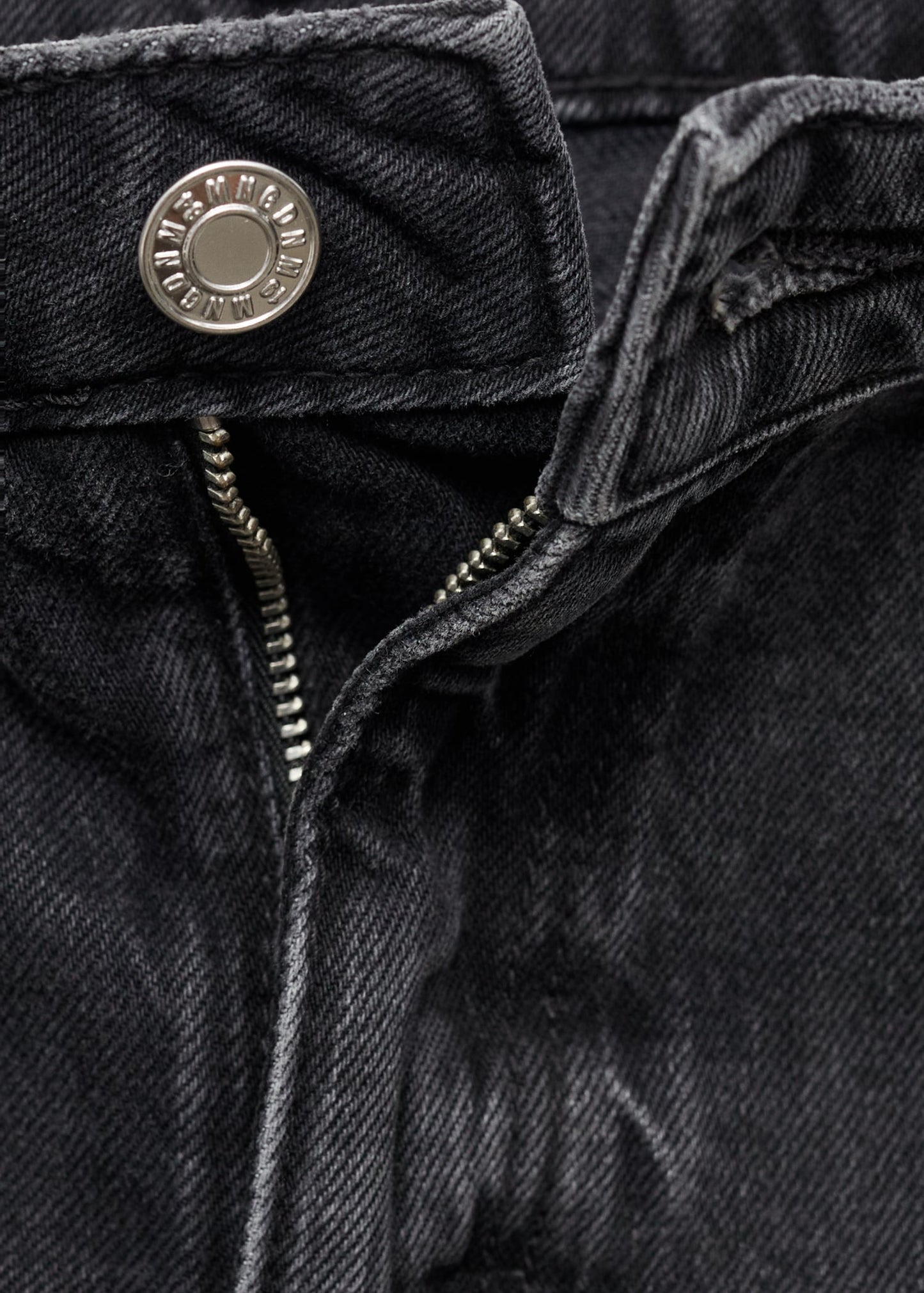 MANGO - Mom2000 high-rise jeans black denim - 10 - Woman
