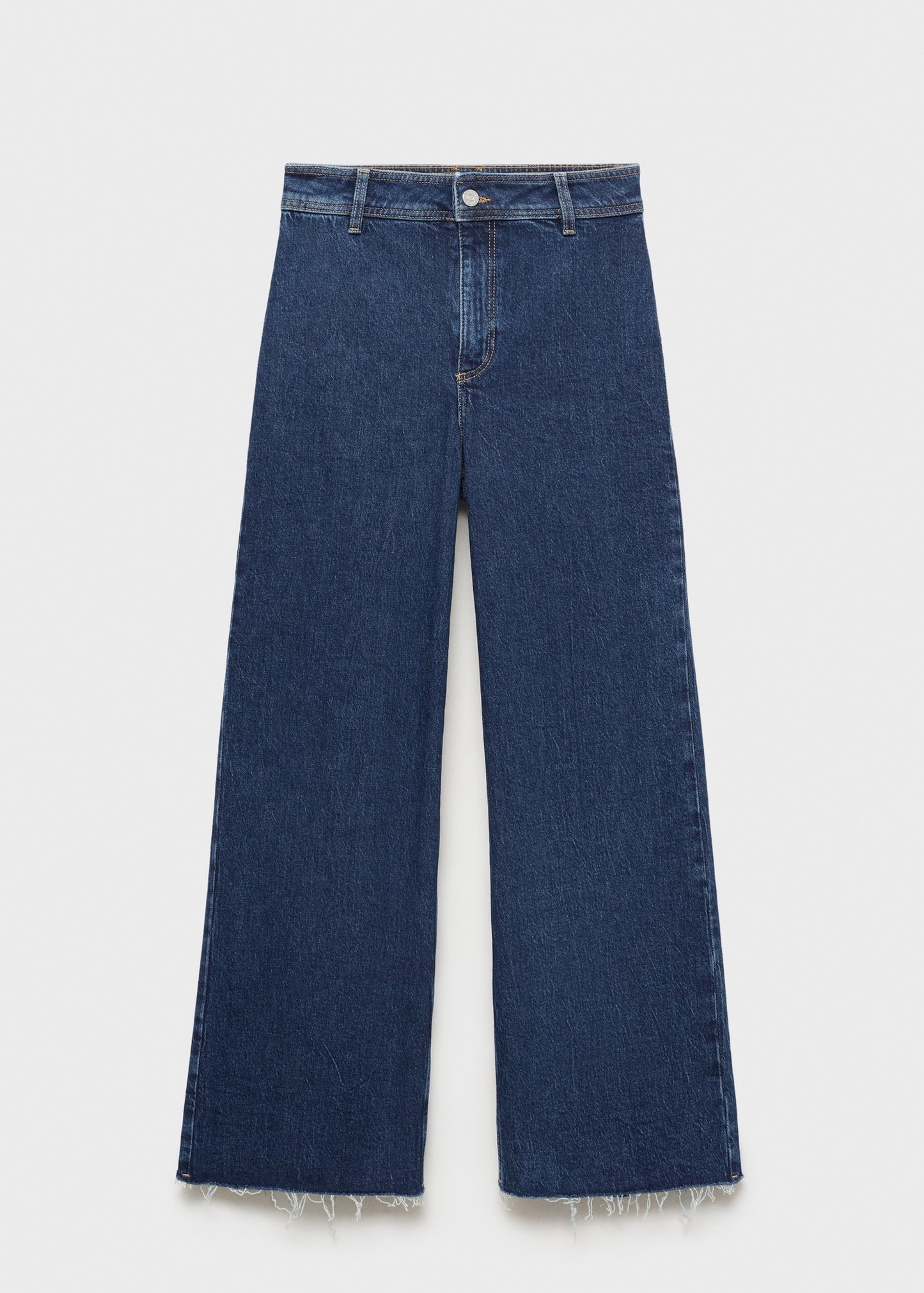 MANGO - Catherin culotte high-rise jeans dark blue - 2 - Woman