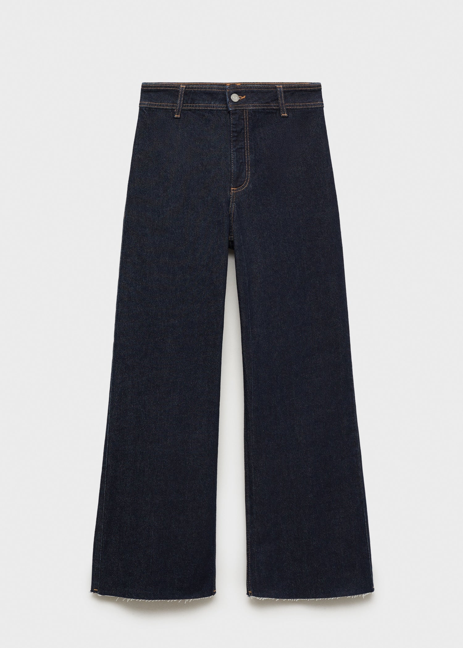 MANGO - Catherin rinse-wash culotte jeans open blue - 14 - Woman