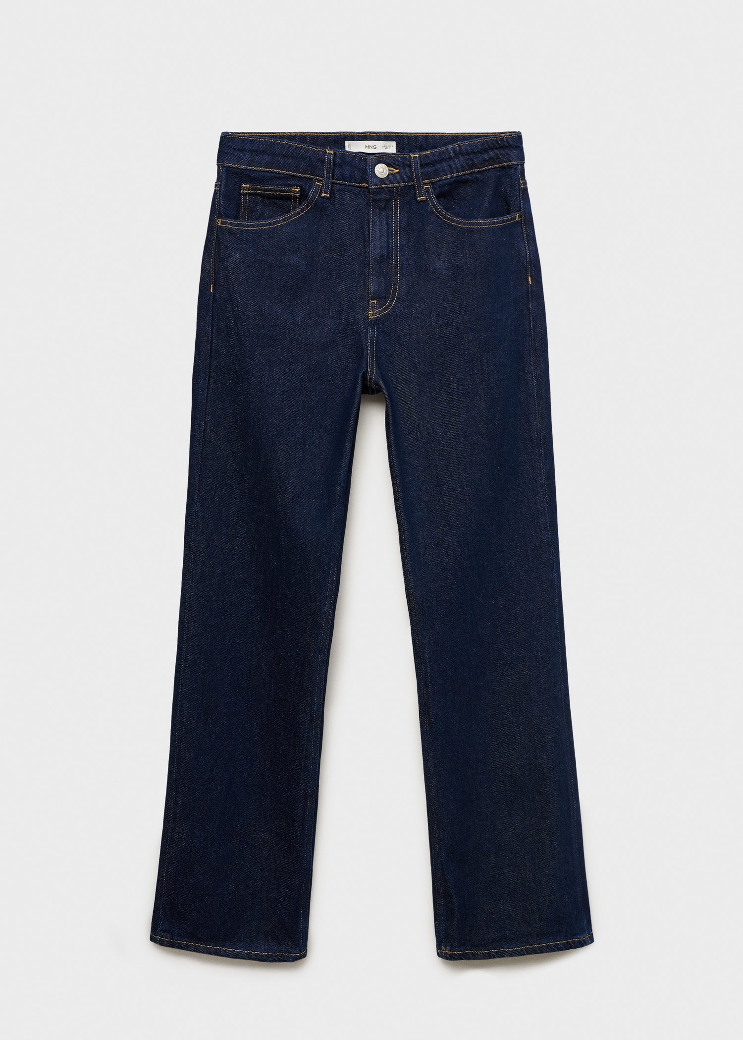 MANGO - Matilda straight-fit rinse-wash jeans open blue - 2 - Woman