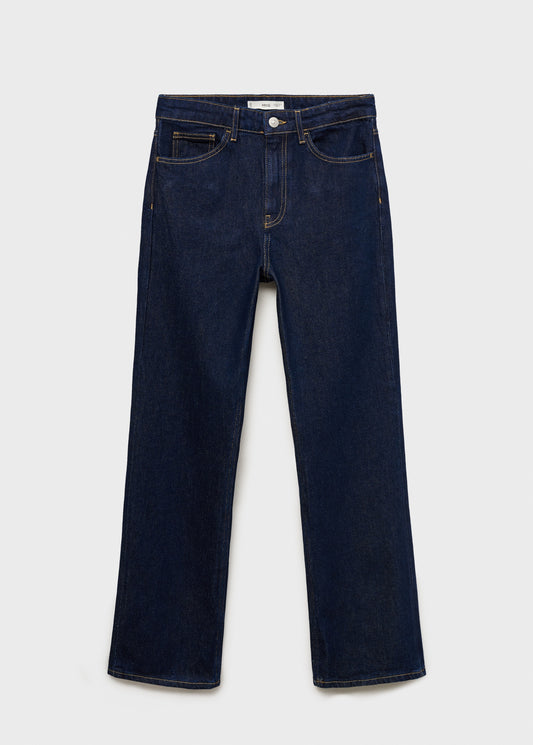 MANGO - Matilda straight-fit rinse-wash jeans open blue - 2 - Woman