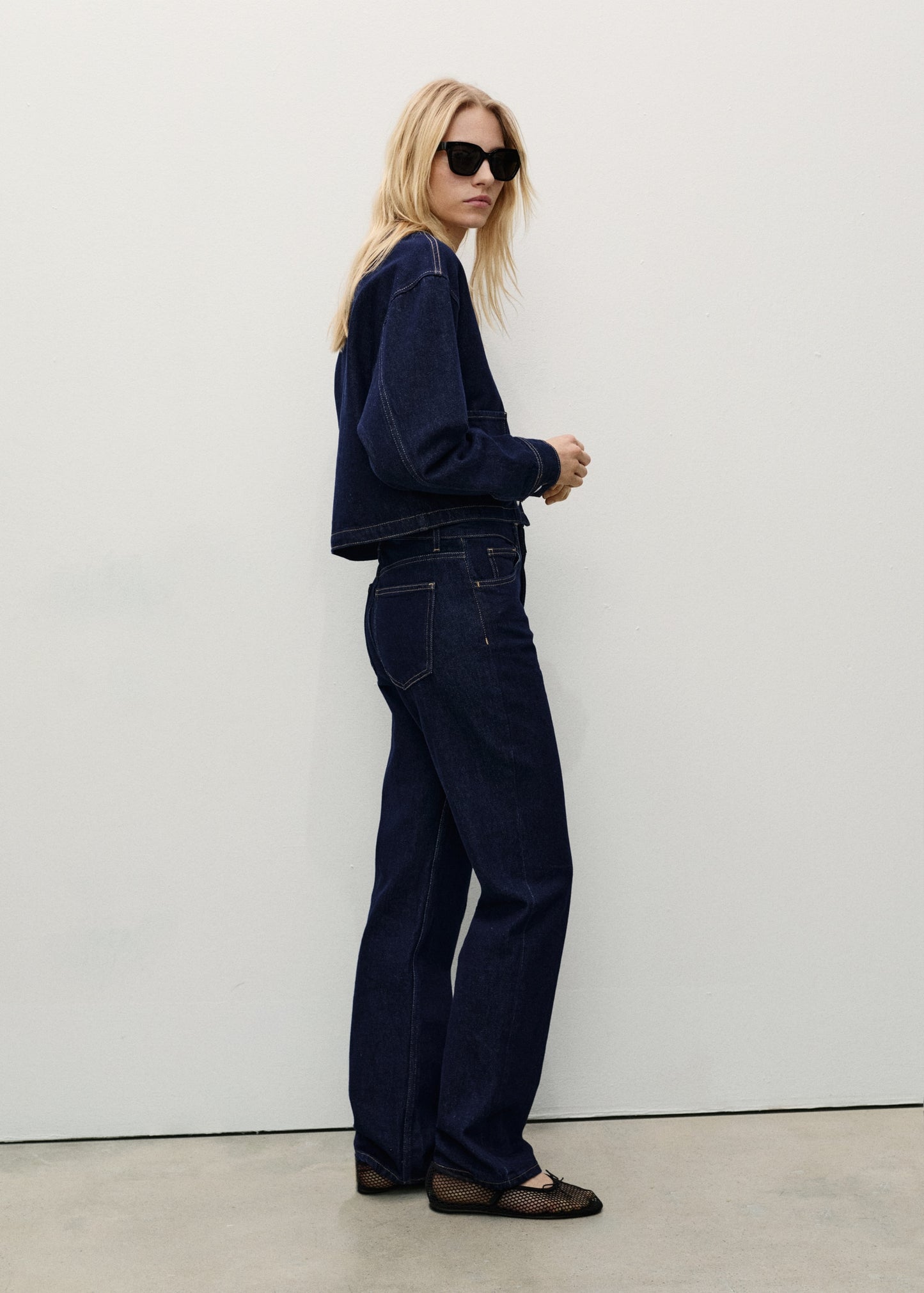 MANGO - Matilda straight-fit rinse-wash jeans open blue - 2 - Woman