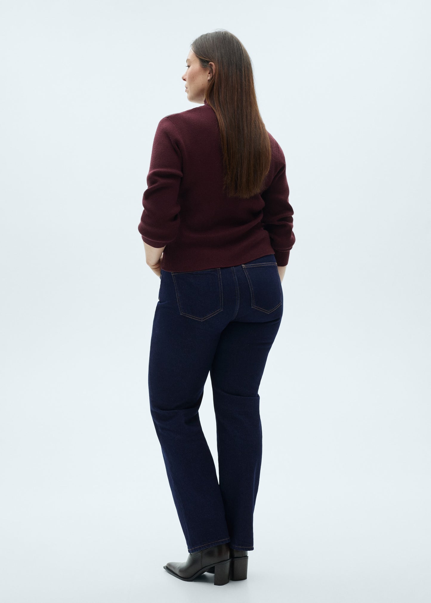MANGO - Matilda straight-fit rinse-wash jeans open blue - 2 - Woman