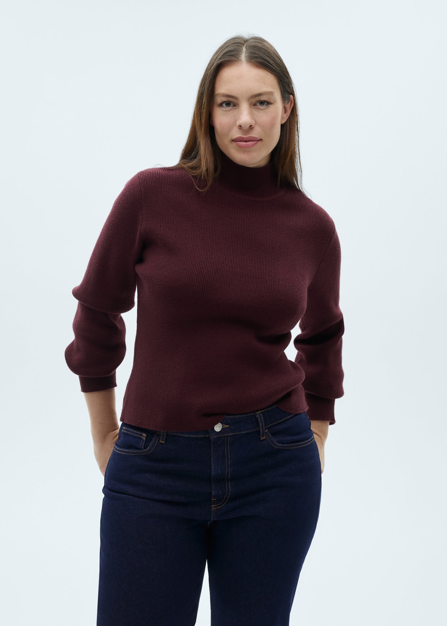 MANGO - Matilda straight-fit rinse-wash jeans open blue - 2 - Woman