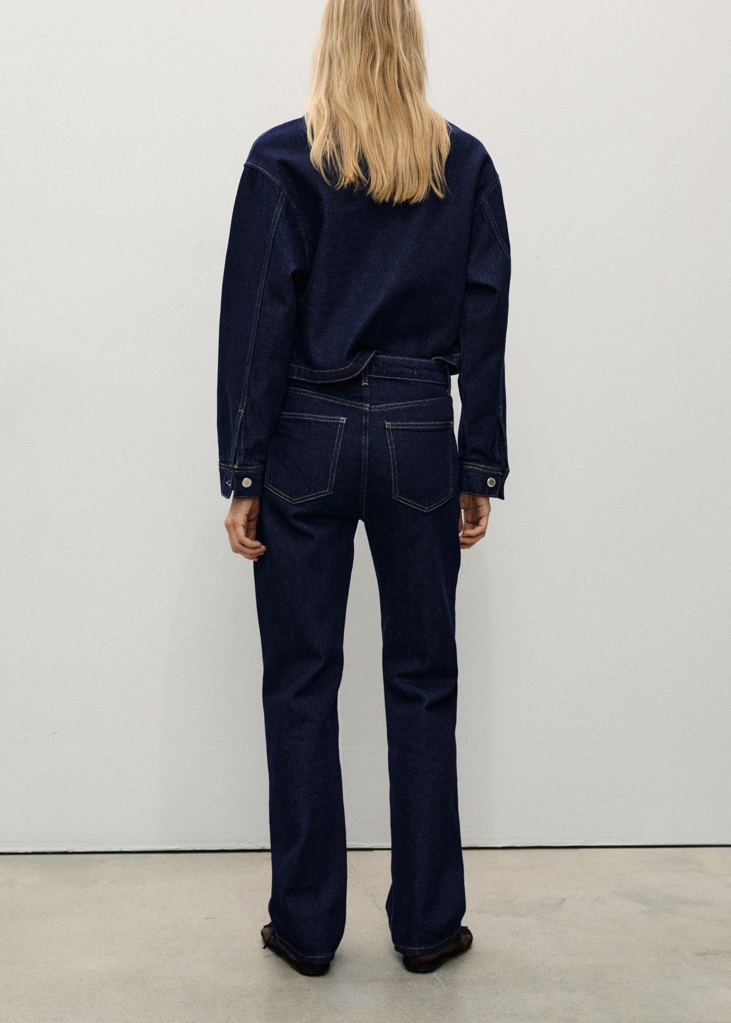 MANGO - Matilda straight-fit rinse-wash jeans open blue - 2 - Woman