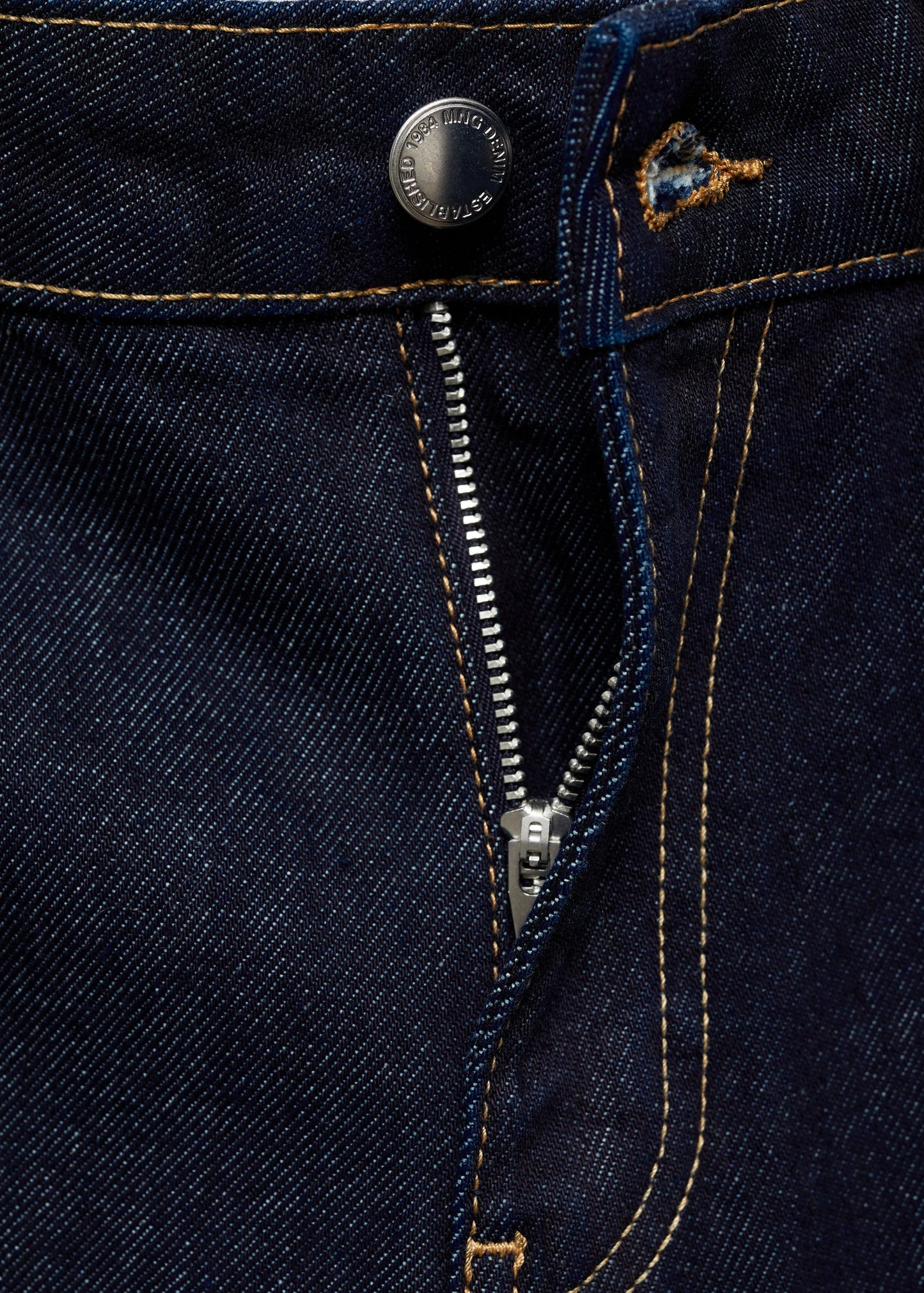 MANGO - Wideleg mid-rise jeans open blue - 12 - Woman