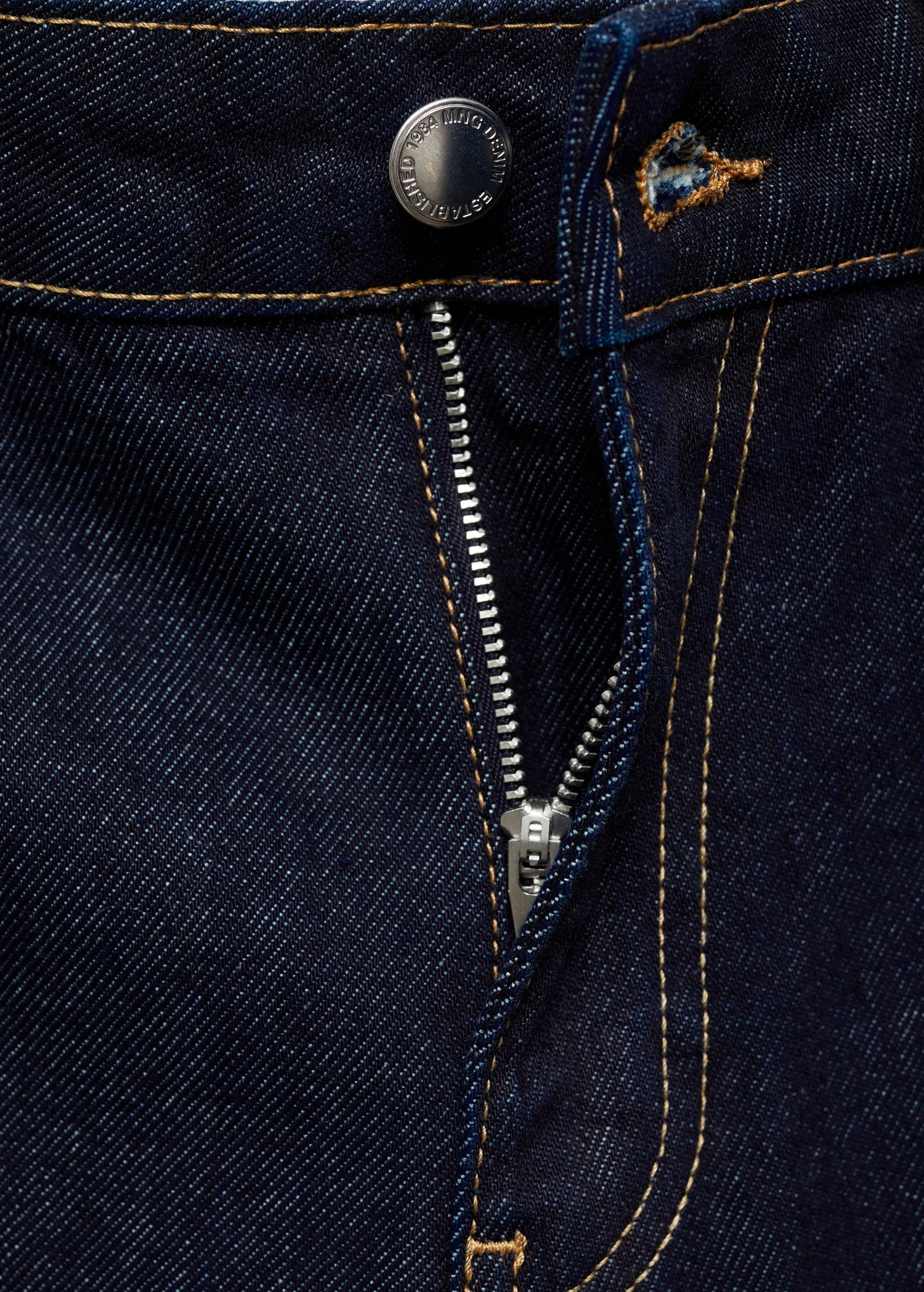 MANGO - Wideleg mid-rise jeans open blue - 12 - Woman