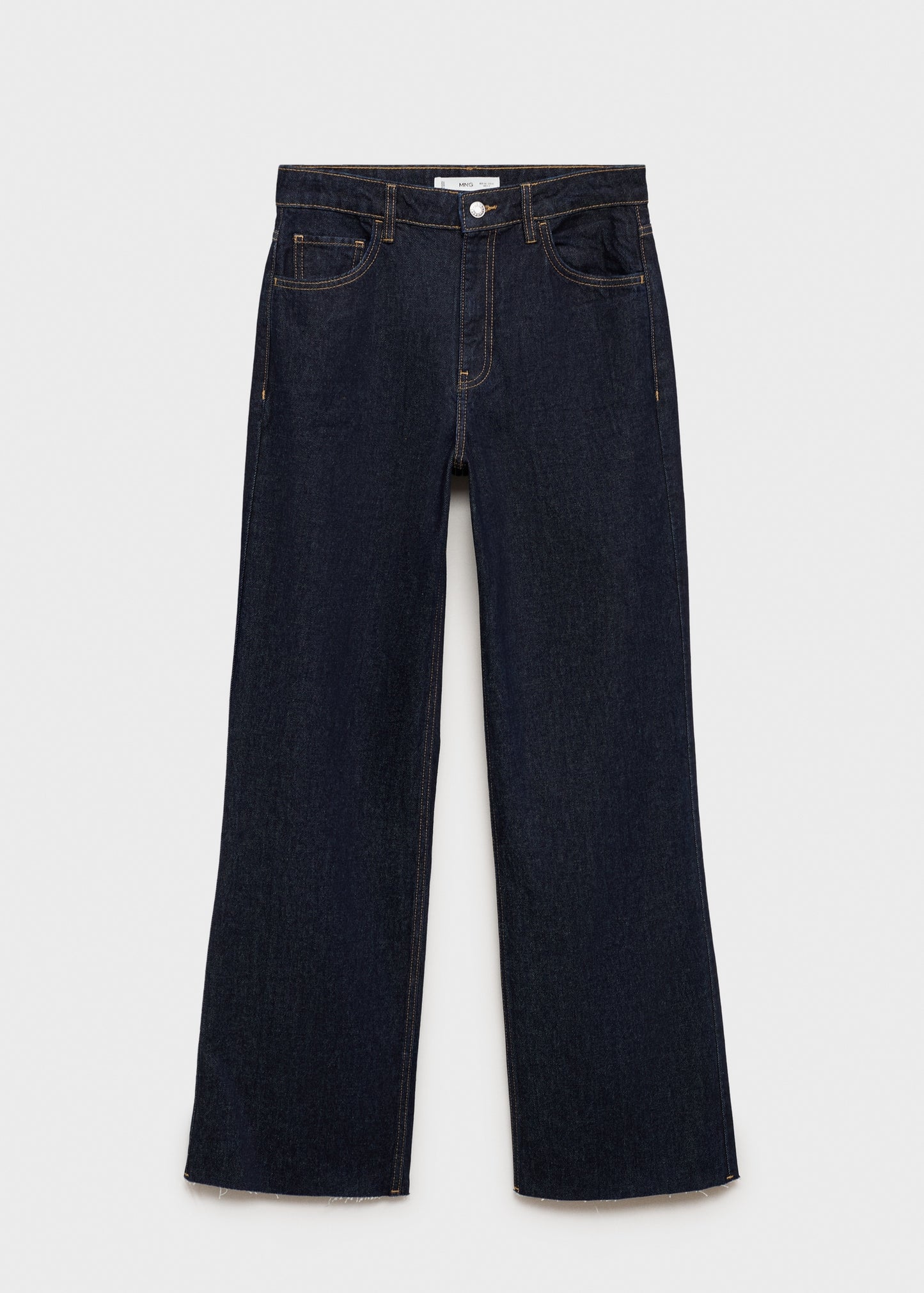 MANGO - Danila wideleg rinse-wash jeans open blue - 2 - Woman