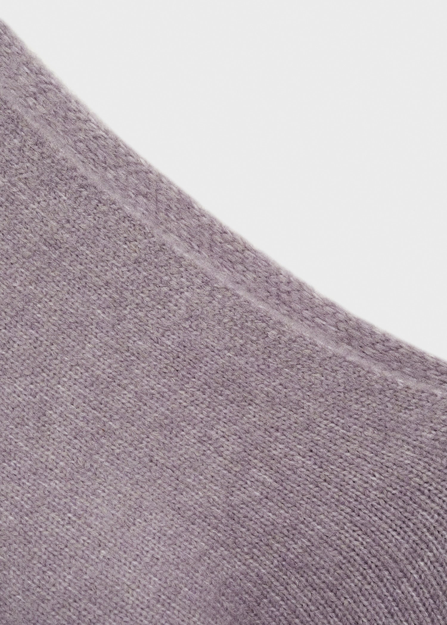 MANGO - Asymmetrical wool-blend sweater light/pastel purple - S - Woman