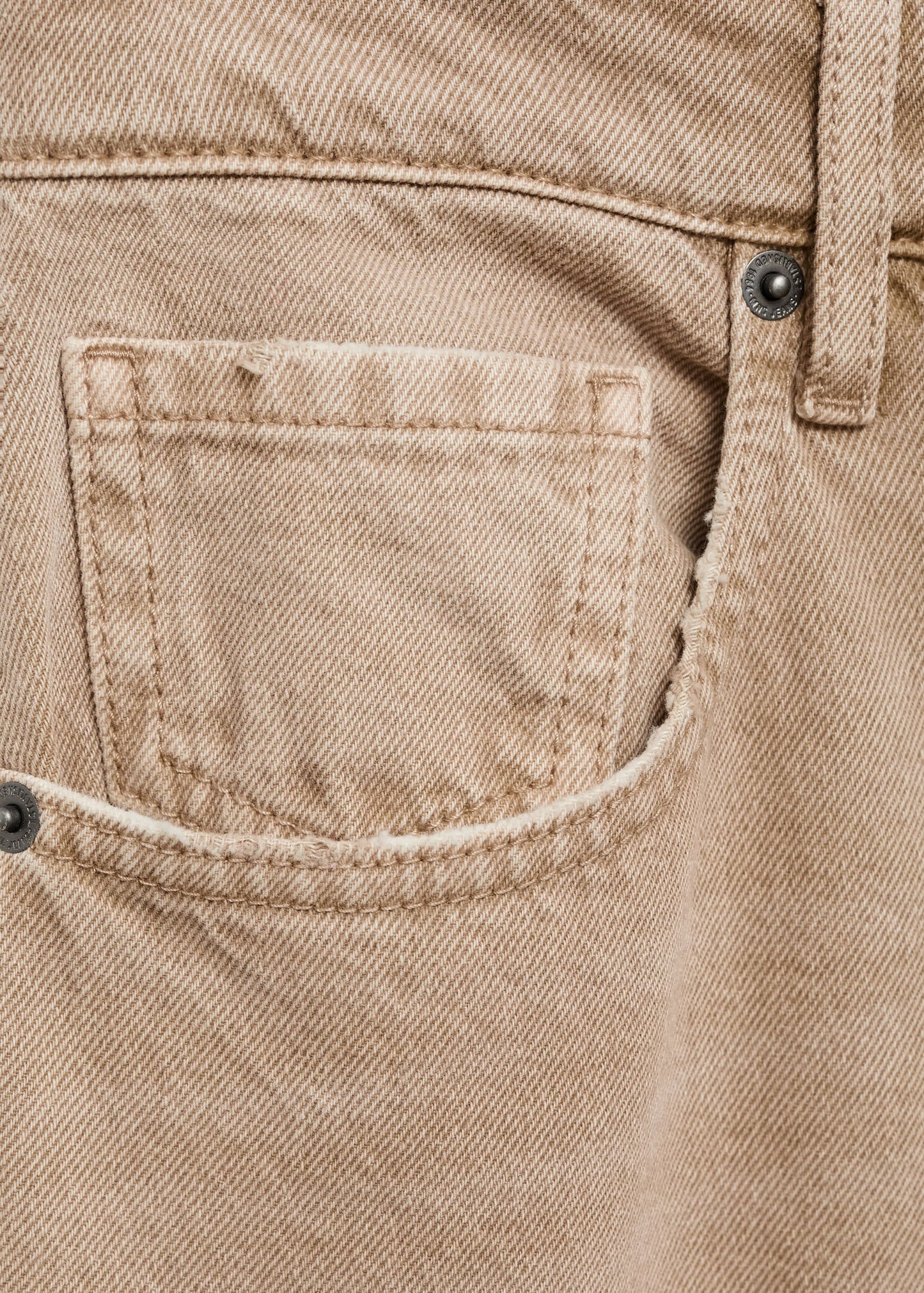 MANGO - Low waist wideleg jeans sand - 10 - Woman