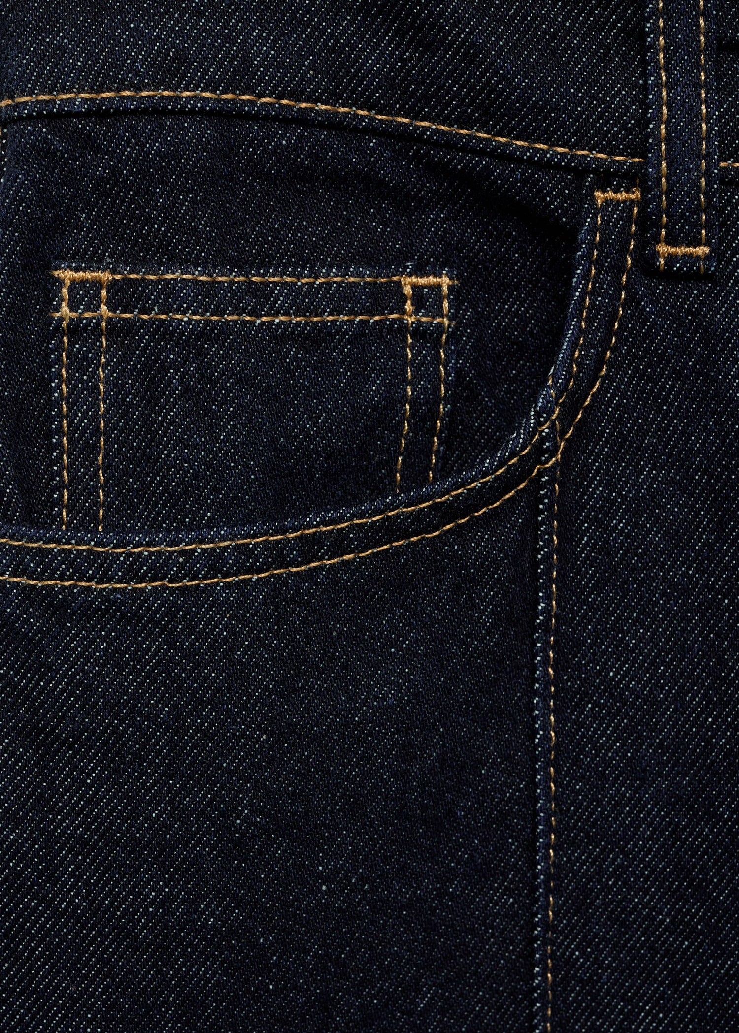 MANGO - Wideleg cropped jeans with seam detail open blue - 14 - Woman