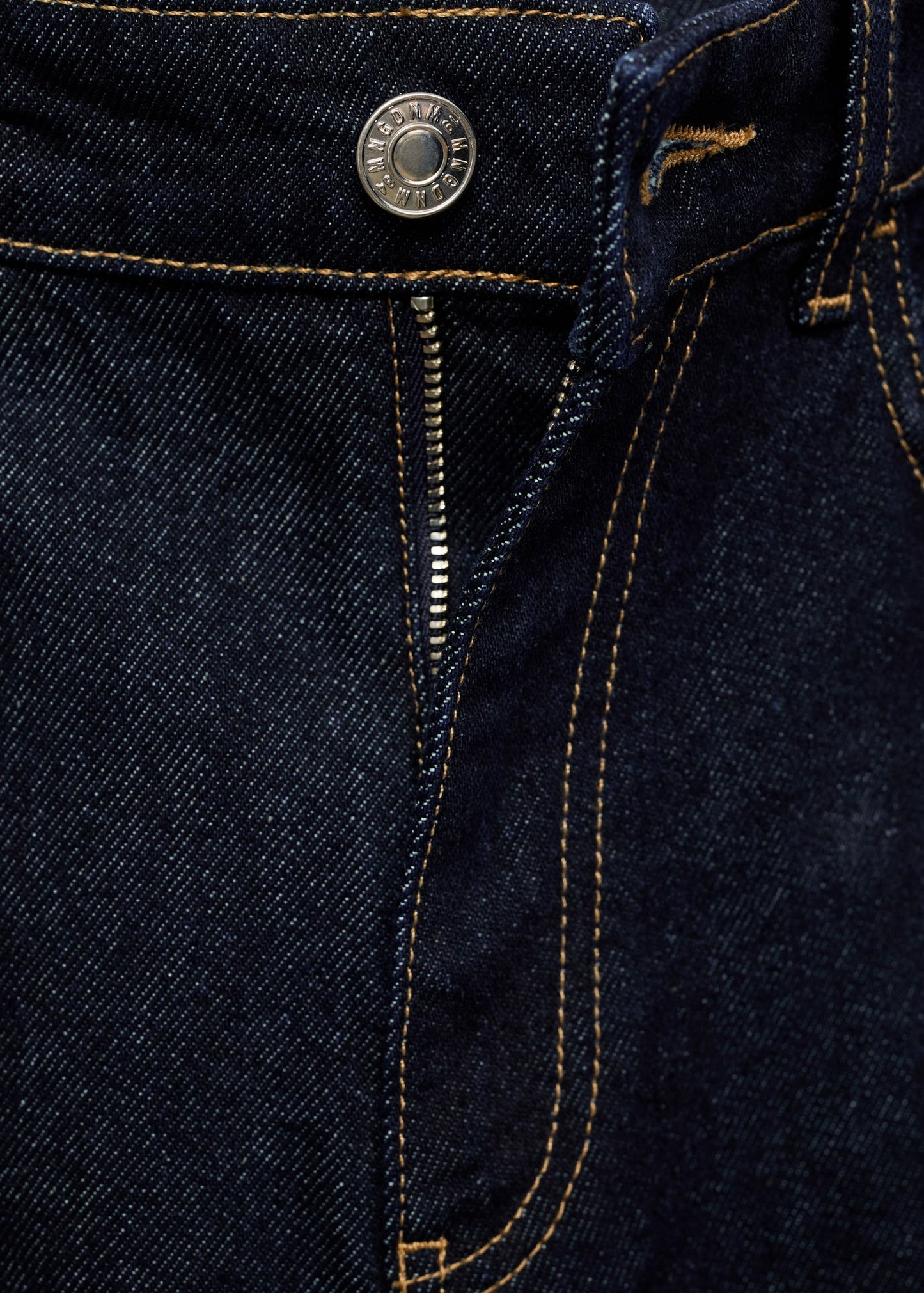 MANGO - Wideleg cropped jeans with seam detail open blue - 14 - Woman