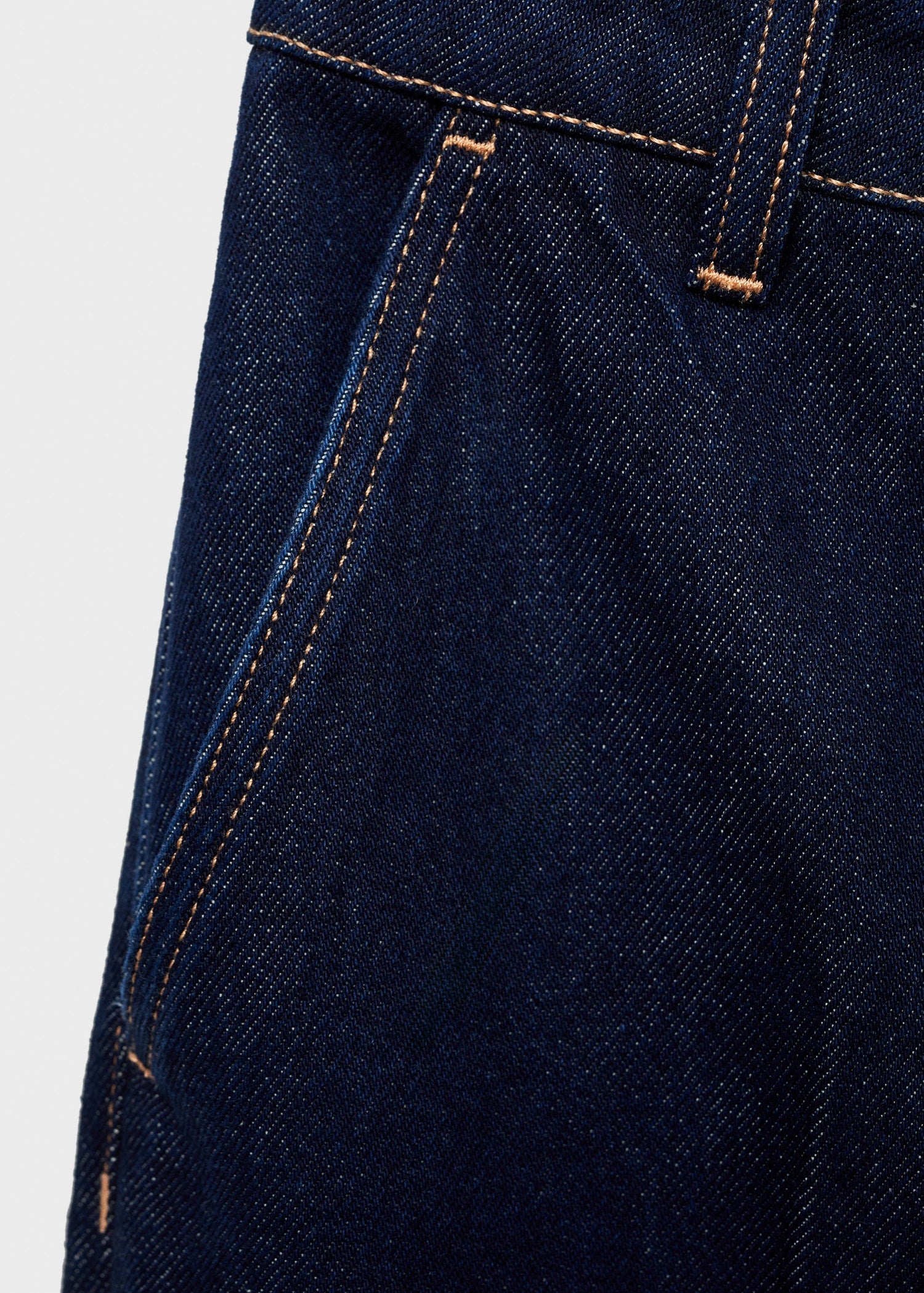 MANGO - High-rise wideleg rinse-wash jeans open blue - 2 - Woman