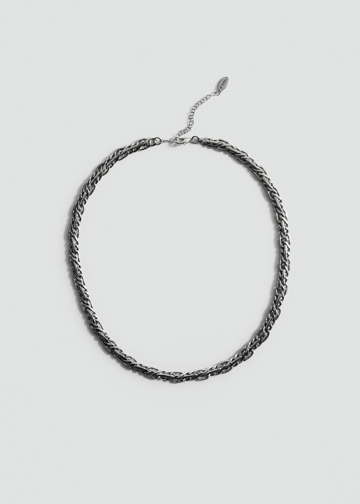 MANGO - Necklace with mini links silver - One size - Woman
