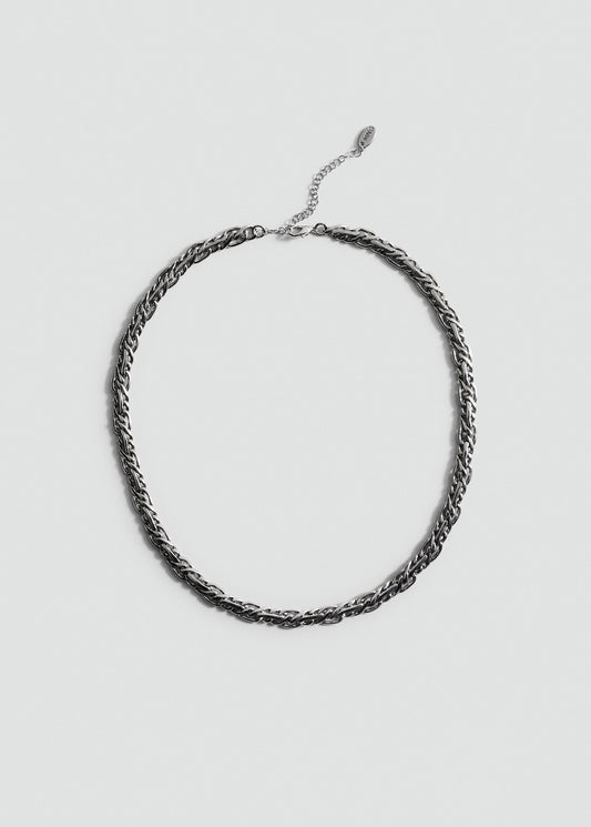MANGO - Necklace with mini links silver - One size - Woman