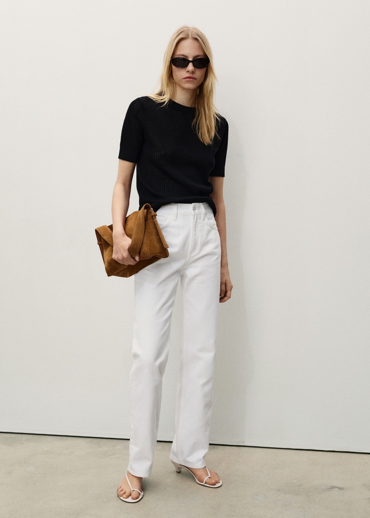 MANGO - Matilda medium-rise straight-fit jeans white - 8 - Woman