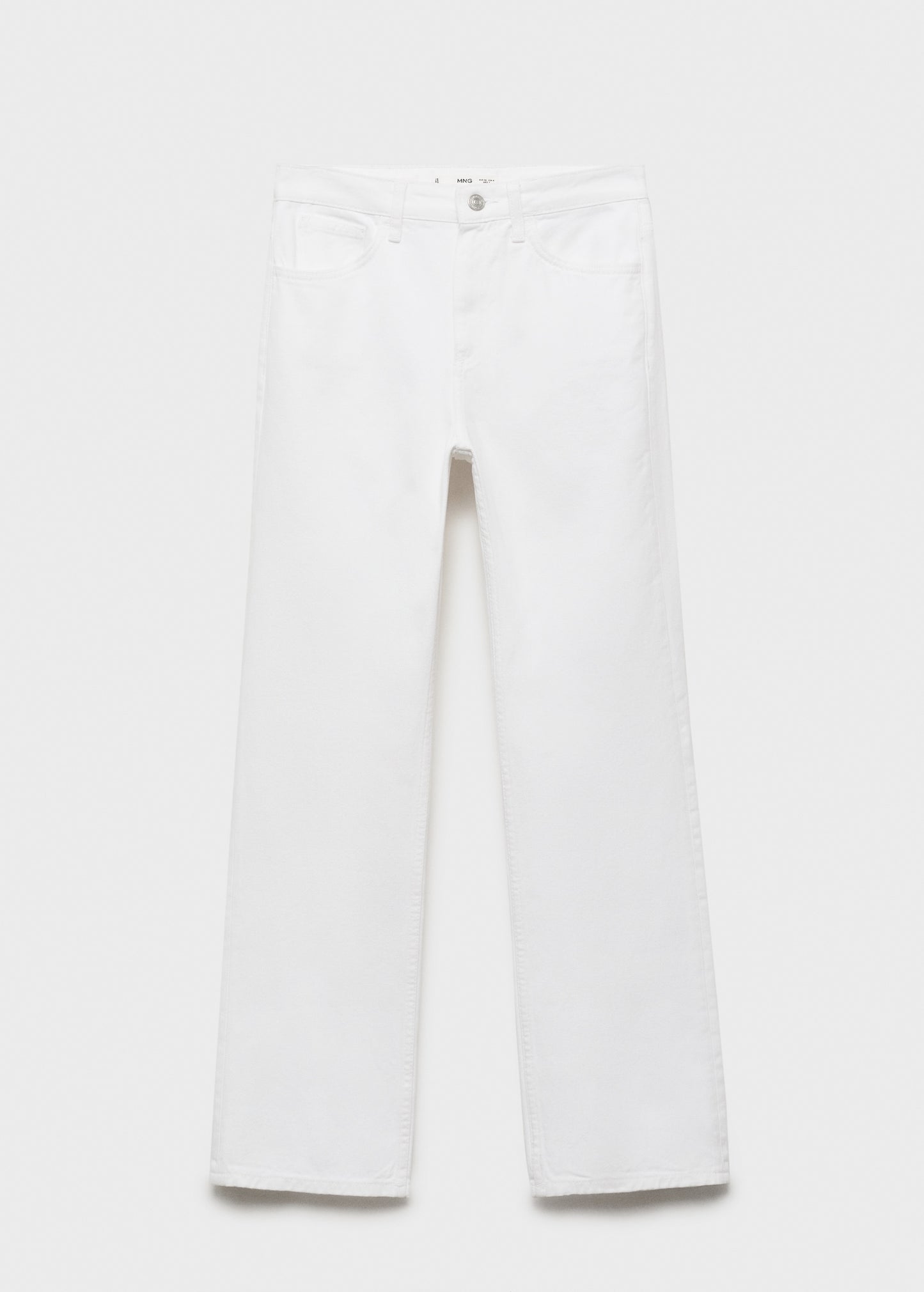 MANGO - Matilda medium-rise straight-fit jeans white - 8 - Woman