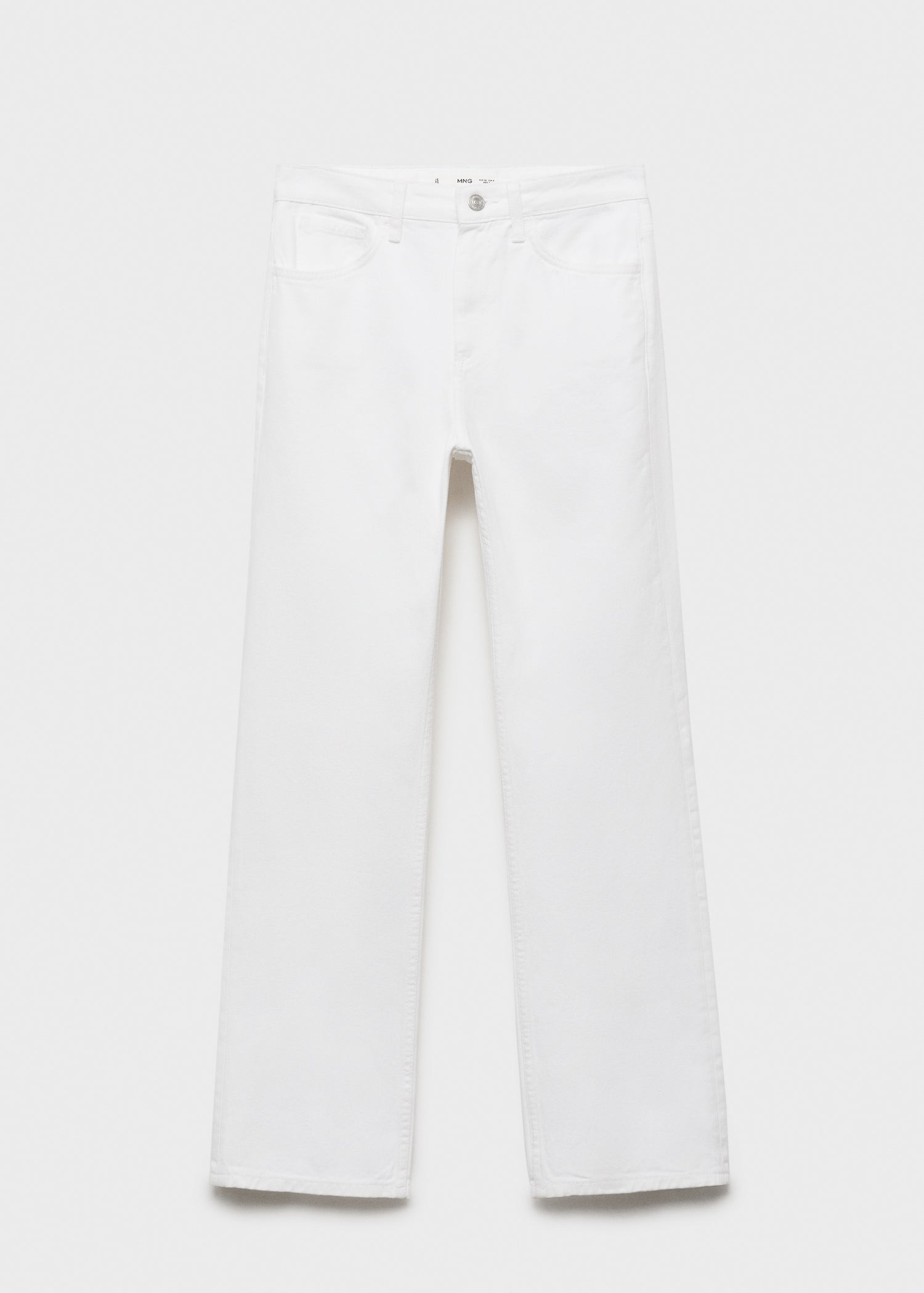 MANGO - Matilda medium-rise straight-fit jeans white - 8 - Woman