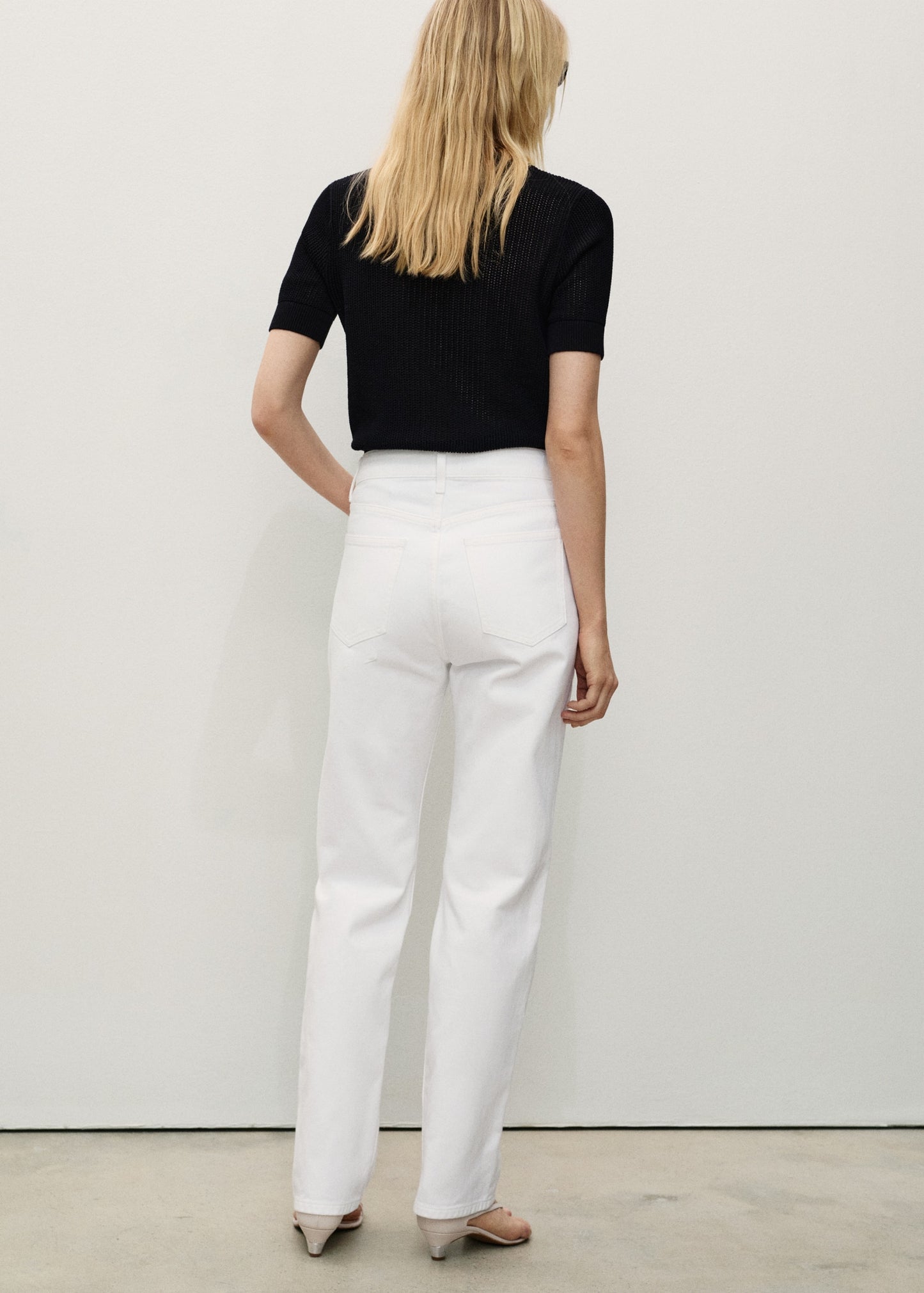MANGO - Matilda medium-rise straight-fit jeans white - 8 - Woman