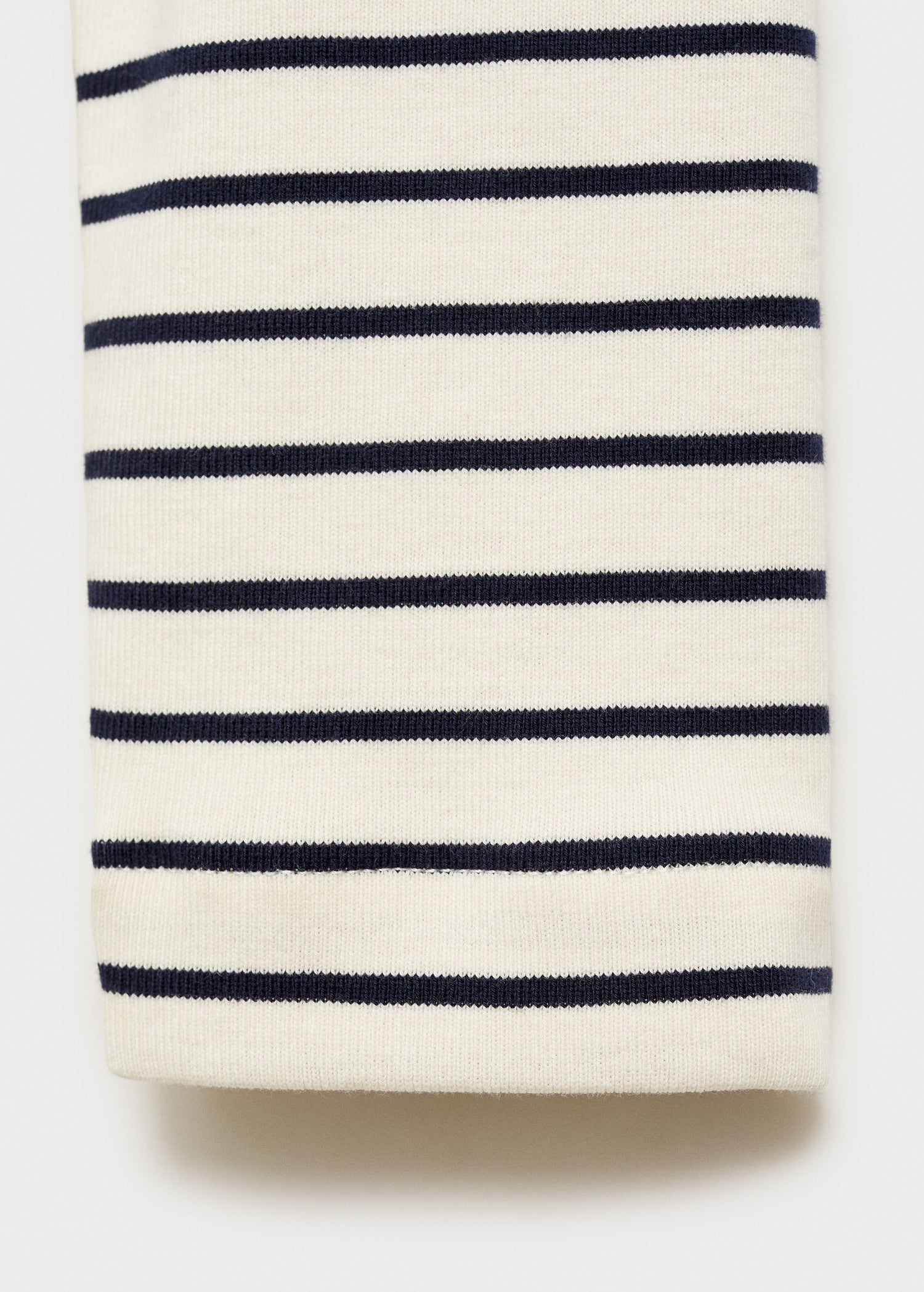 MANGO - Stripped knit cardigan ecru - S - Woman