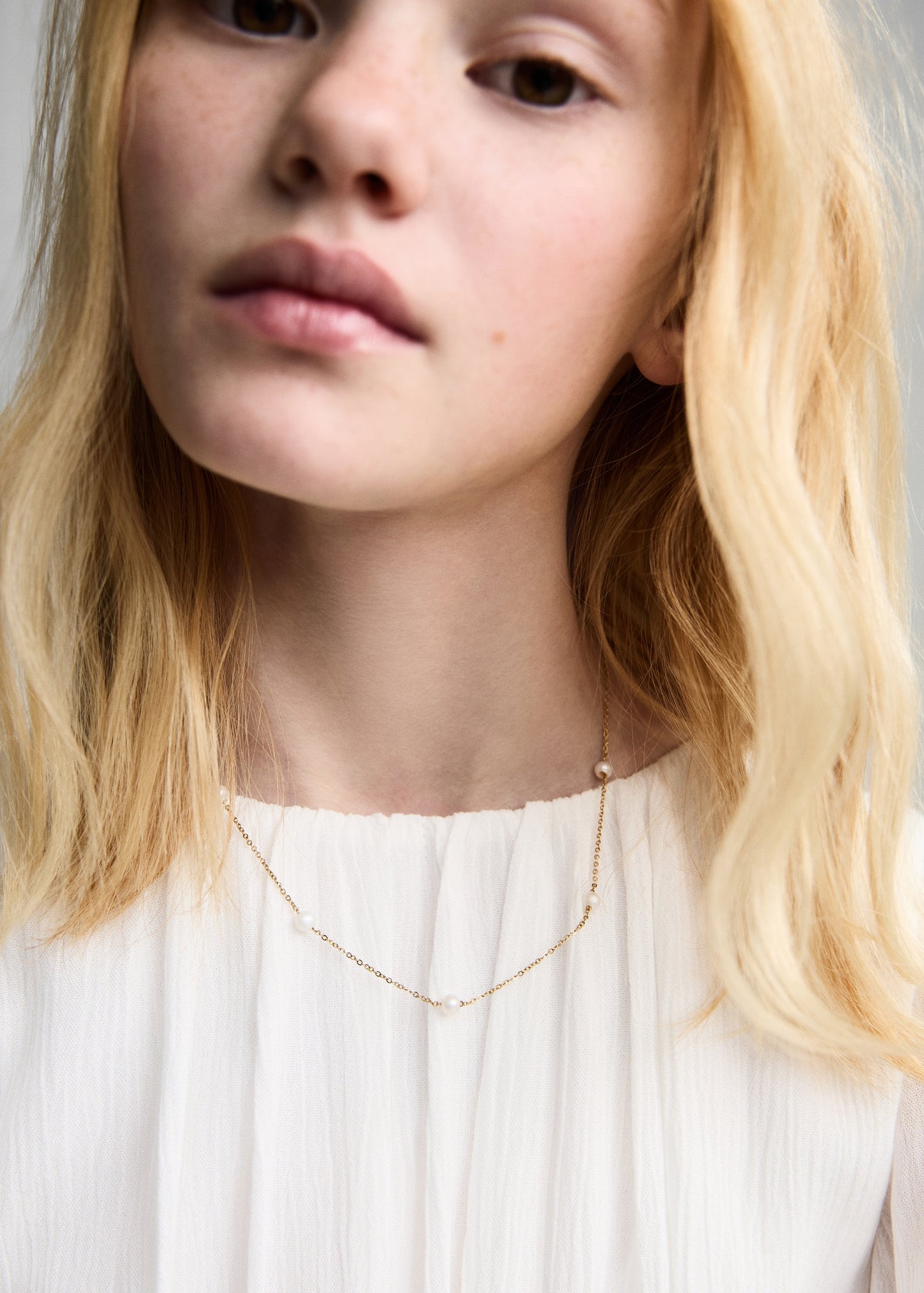 MANGO KIDS - Necklace and earrings set gold - One size - Kids