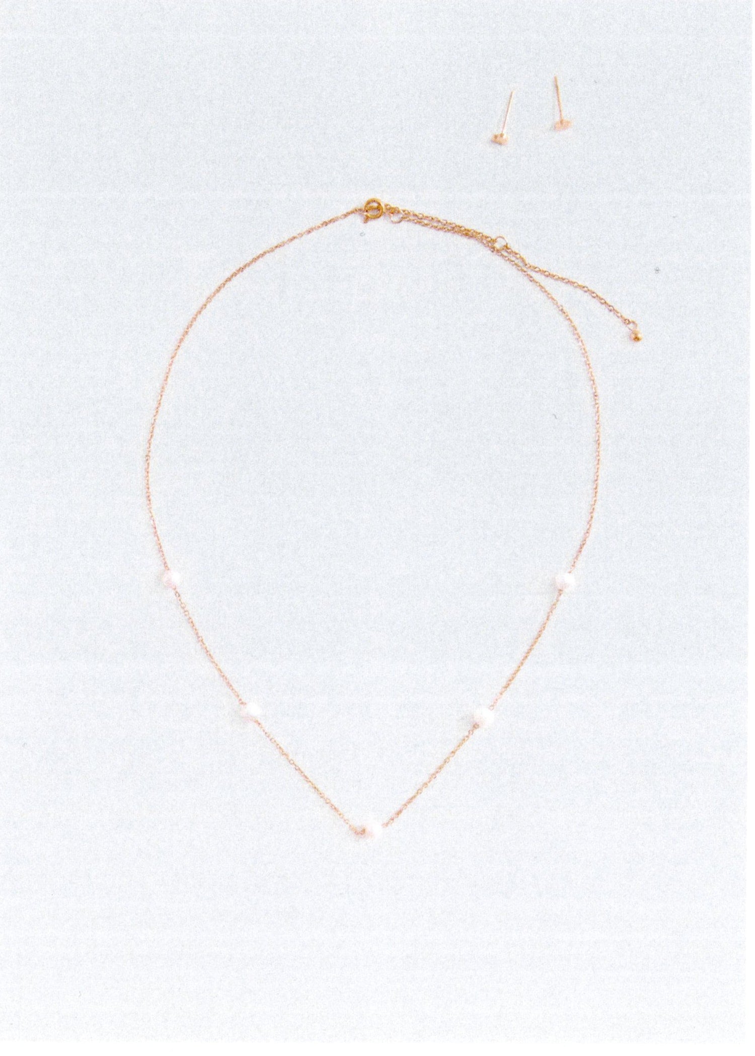 MANGO KIDS - Necklace and earrings set gold - One size - Kids