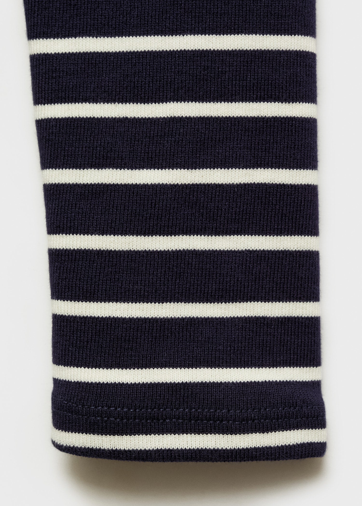 MANGO - Striped boat-neck t-shirt dark navy - M - Woman