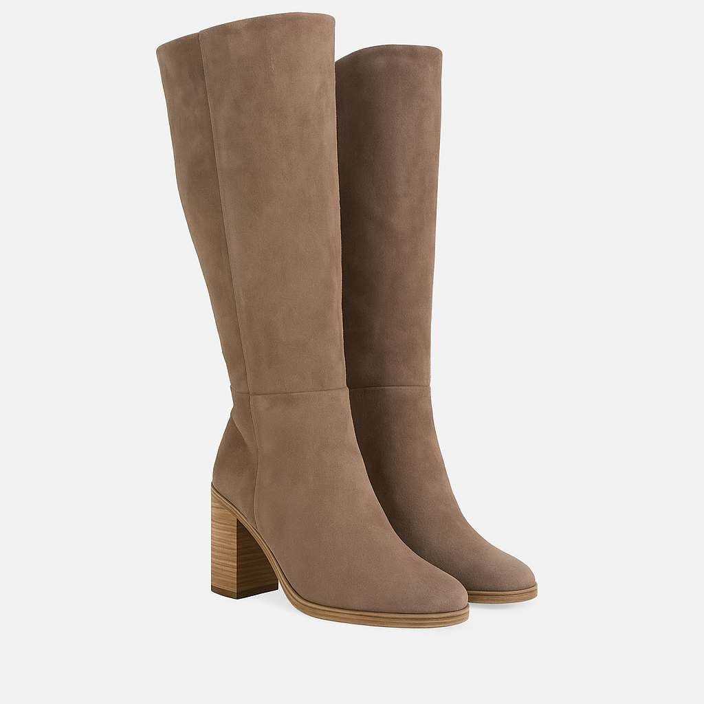 Dv Dolce Vita Women's Flapper Knee High Boots (Mushroom) - Size 8.0 M